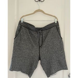 Express Heather Grey Cut Off Style Shorts sz XL